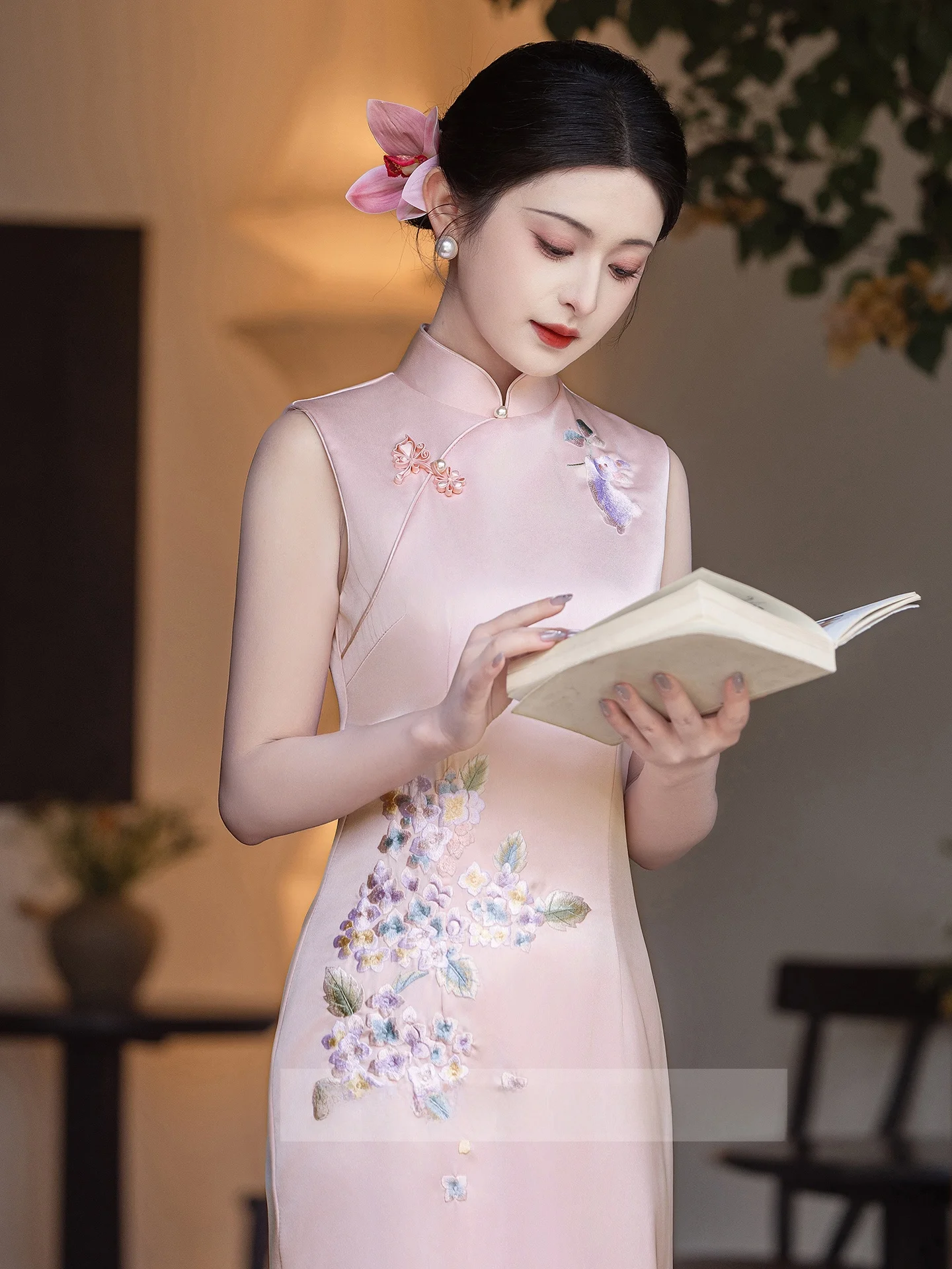 High-End Embroidered Pink Chinese Style Dress 2026 New Summer Sleeveless Wedding Dress Women's Fashion Retro Wind
High-End Embroidered Pink Chinese Style Dress 2026 New Summer Sleeveless Wedding Dress Women's Fashion Retro Wind