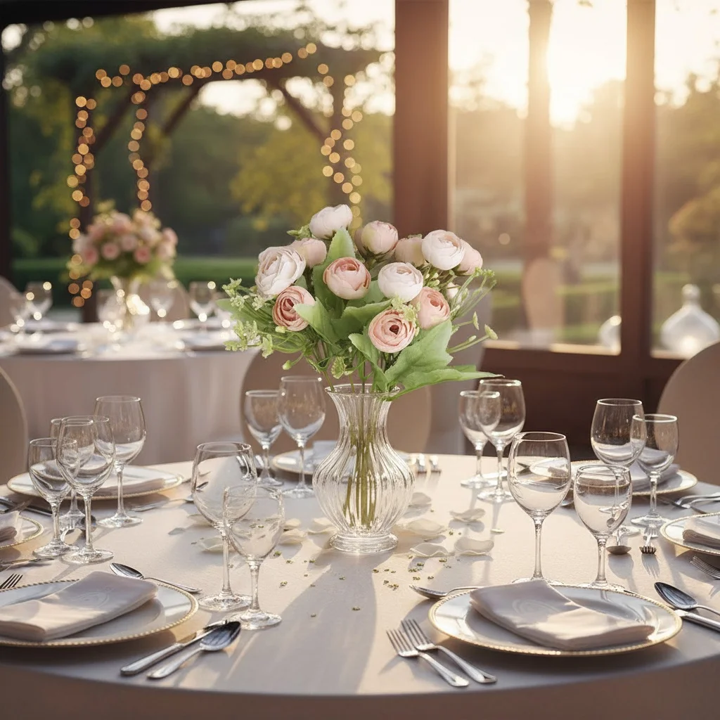 Artificial Flowers for Bridal Wedding Party Decor Home Indoor Fake Bouquet Faux Floral Arrangements Dining Table Centerpieces
Artificial Flowers for Bridal Wedding Party Decor Home Indoor Fake Bouquet Faux Floral Arrangements Dining Table Centerpieces