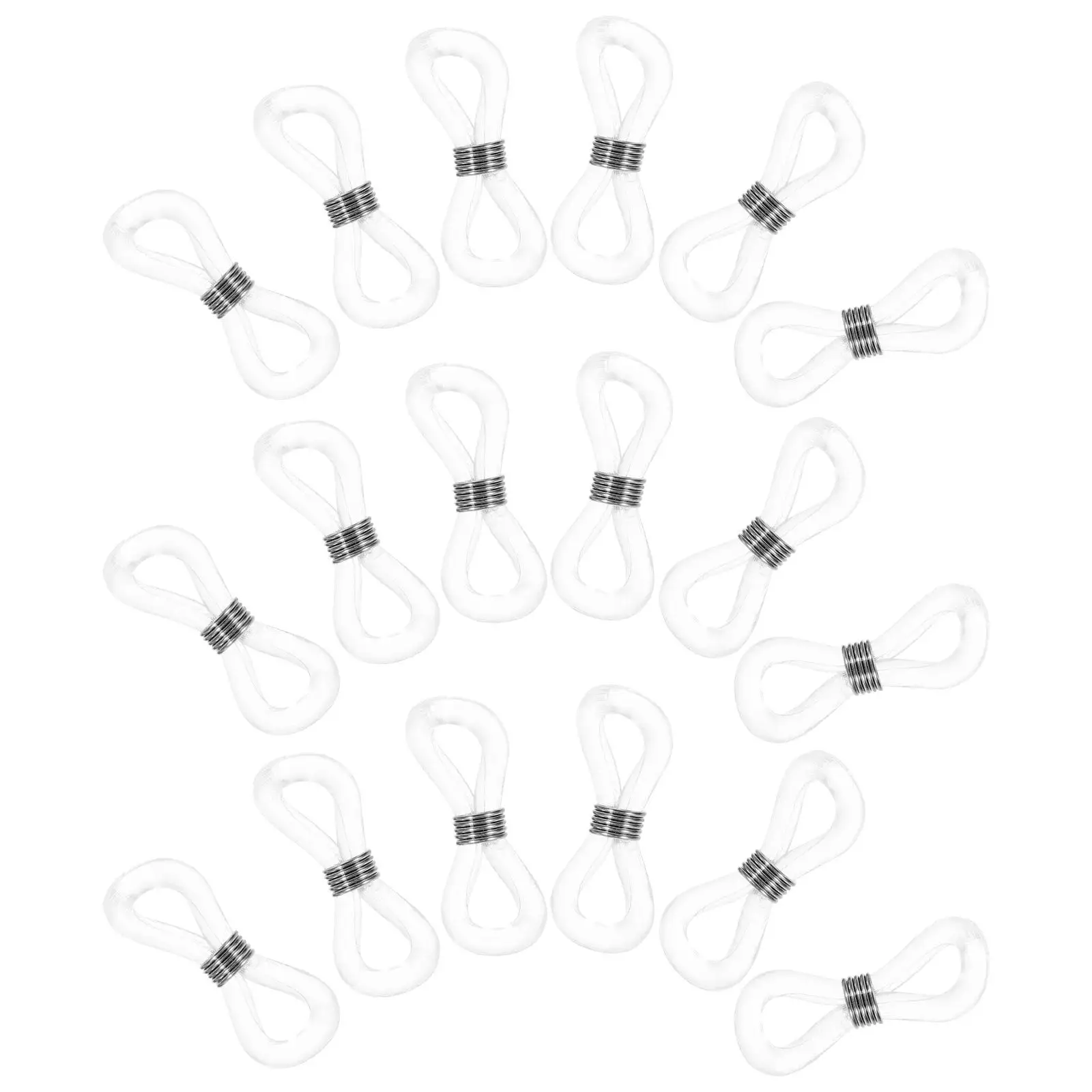 25 Pcs Eyeglass Chain Rubber Ends 25x4mm Metal Coils Adjustable Durable Soft Material Anti Slip Glasses Holders Sunglasses Tips
25 Pcs Eyeglass Chain Rubber Ends 25x4mm Metal Coils Adjustable Durable Soft Material Anti Slip Glasses Holders Sunglasses Tips
