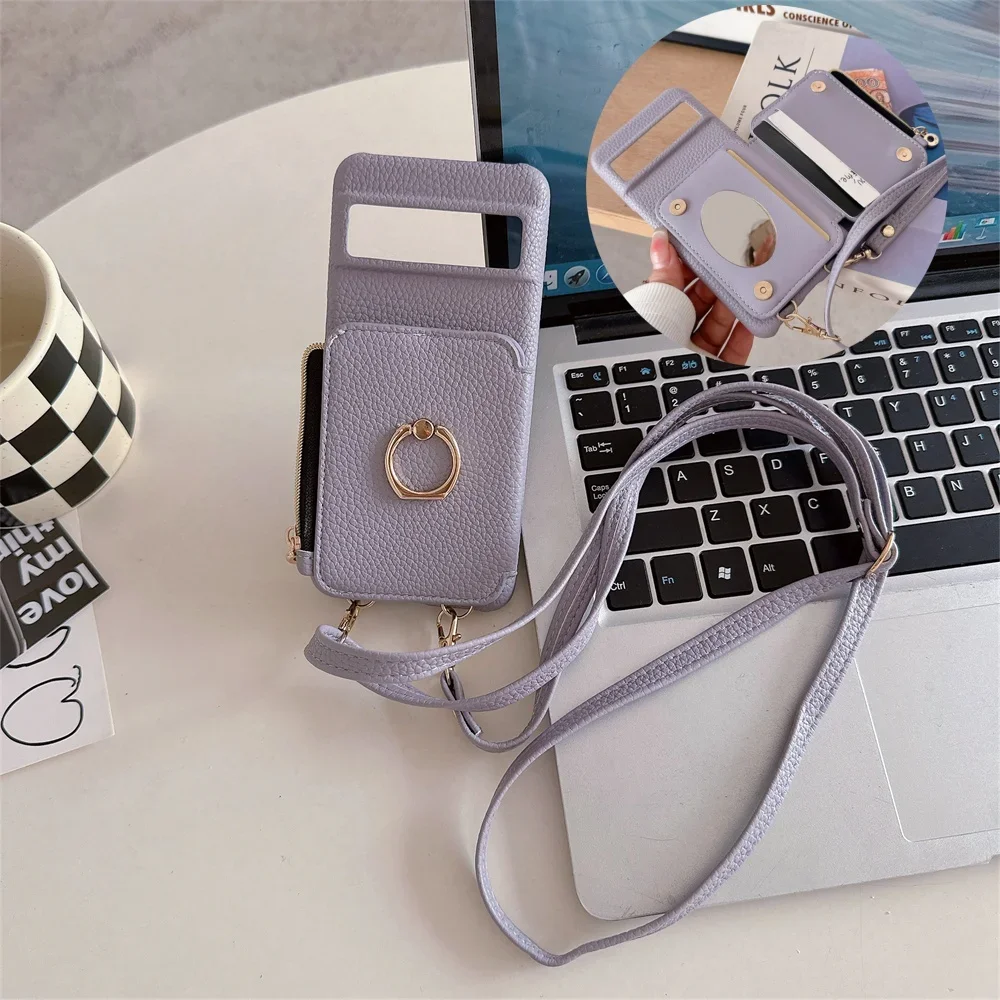 Leather Litchi Wallet Cards Bag Mirror Case For Google Pixel 9 8 7 6 9 Pro XL 8A 7A 6A 9XL Crossbody Lanyard Ring Bracket Cover
Leather Litchi Wallet Cards Bag Mirror Case For Google Pixel 9 8 7 6 9 Pro XL 8A 7A 6A 9XL Crossbody Lanyard Ring Bracket Cover