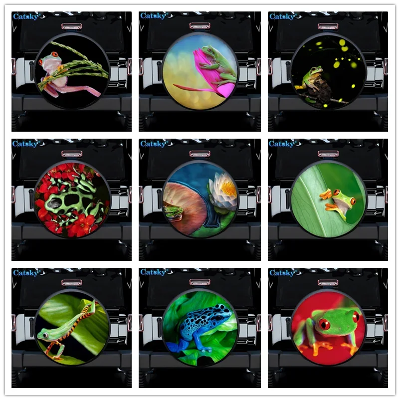 Animal - Frog Printed Spare Tire Cover Waterproof Tire Wheel Protector for Car Truck SUV Camper Trailer Rv 14"-17"
Animal - Frog Printed Spare Tire Cover Waterproof Tire Wheel Protector for Car Truck SUV Camper Trailer Rv 14"-17"