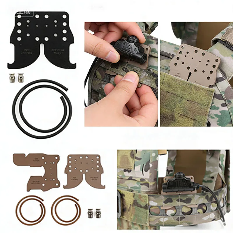 Professional radio walkie-talkie PTT mount board combo for FCPC V5 vest, lightweight CURV board, outdoor tactical accessories
Professional radio walkie-talkie PTT mount board combo for FCPC V5 vest, lightweight CURV board, outdoor tactical accessories