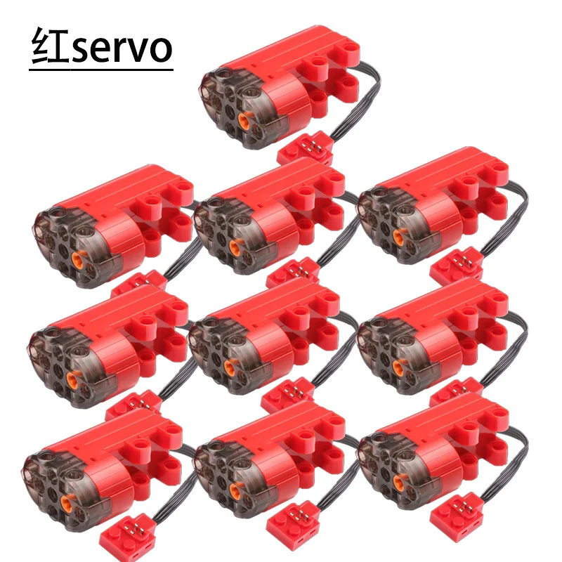 1/2/5/10PCS New Technical MOC Power Functions Parts Red Enhanced 88004 Servo Motor High Speed DIY Building Block Toy Accessories
1/2/5/10PCS New Technical MOC Power Functions Parts Red Enhanced 88004 Servo Motor High Speed DIY Building Block Toy Accessories