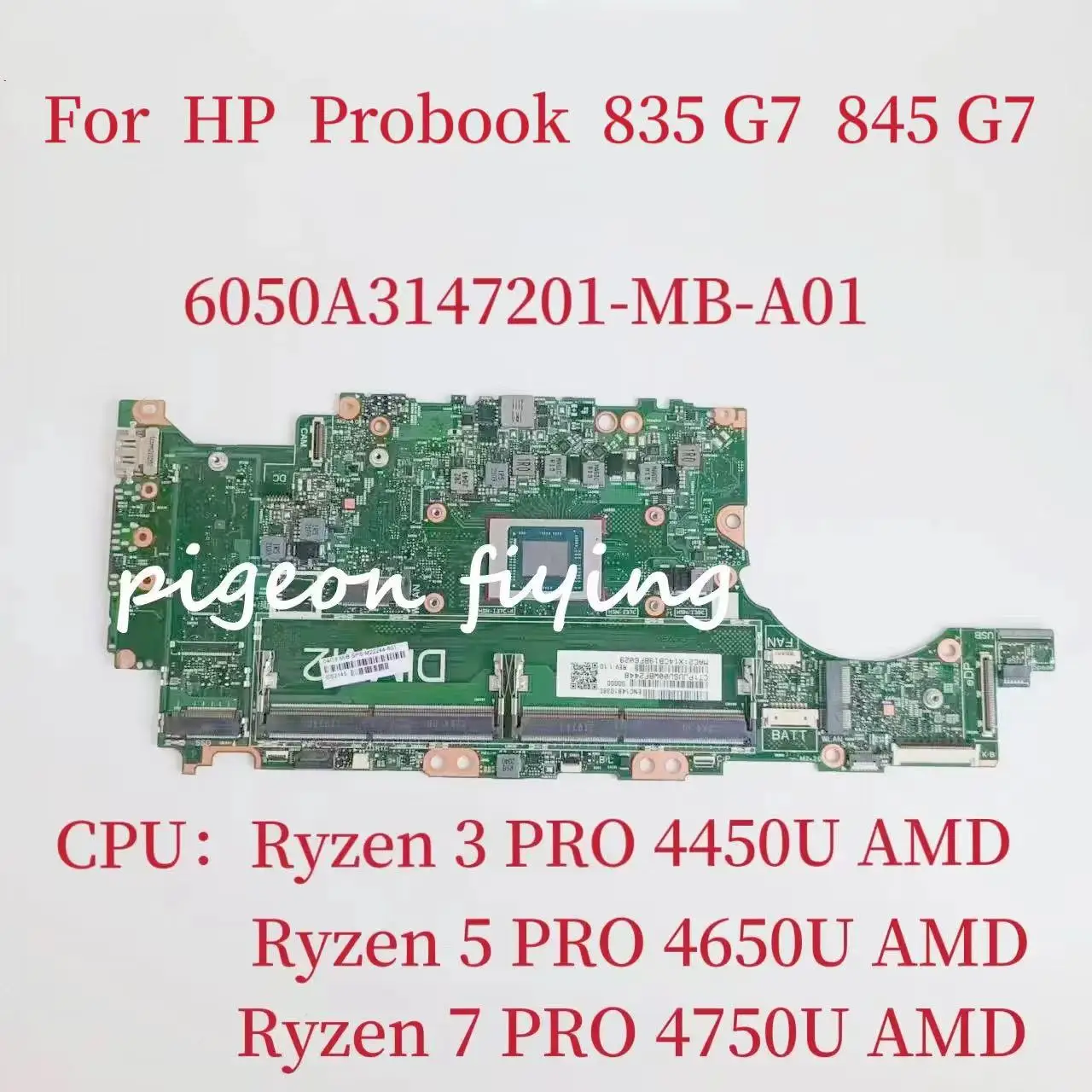 6050А 3147201 -MB-A01 для ноутбука HP ProBook 835 G7 845 G7, материнская плата с процессором AMD R3 R5 R7 M22242-601 M22243-601 M22244-601
6050А 3147201 -MB-A01 для ноутбука HP ProBook 835 G7 845 G7, материнская плата с процессором AMD R3 R5 R7 M22242-601 M22243-601 M22244-601