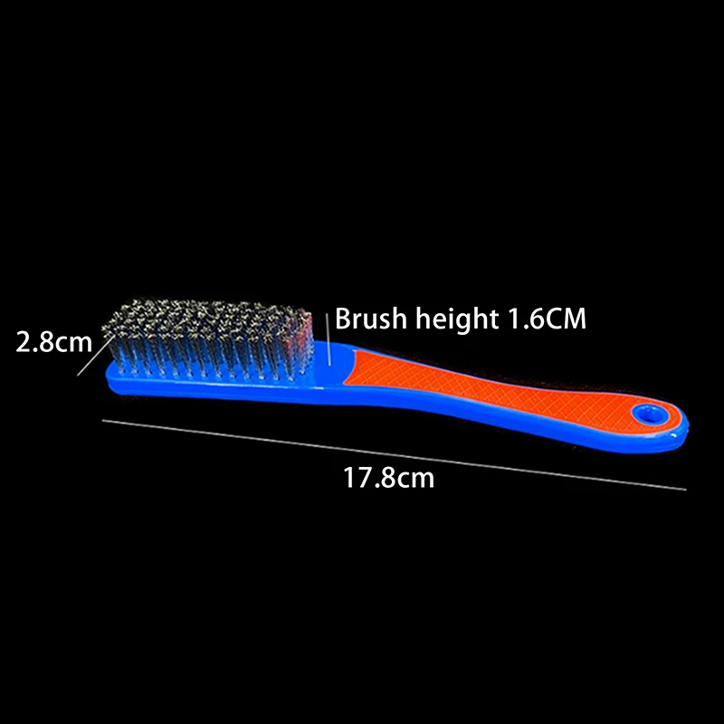 *TS Durable Stainless Steel Wire Brush Silicone Handle Red And Blue Paint Removal Tool Scratch Brushes Cleaning Metal Rust Brush
*TS Durable Stainless Steel Wire Brush Silicone Handle Red And Blue Paint Removal Tool Scratch Brushes Cleaning Metal Rust Brush