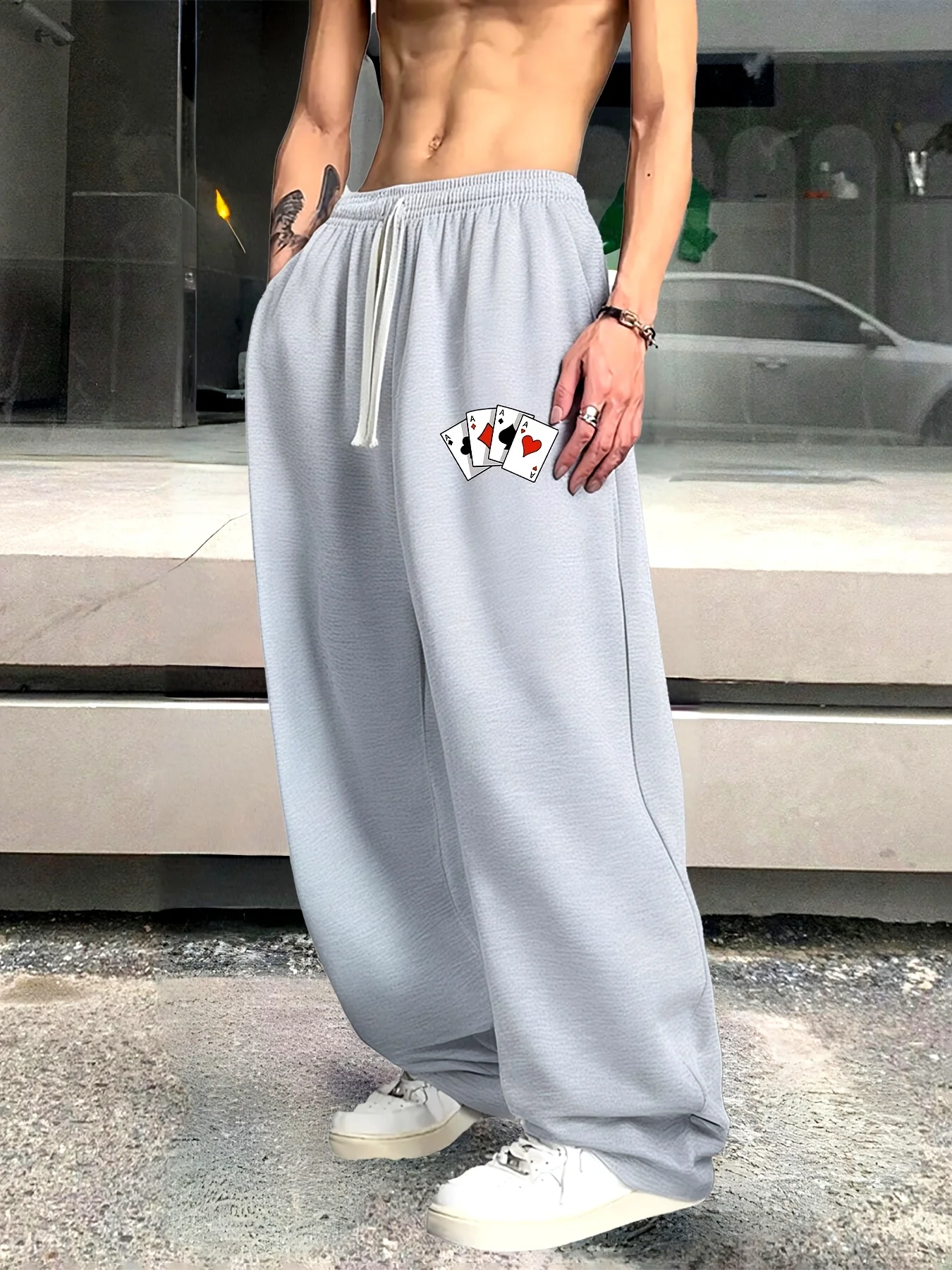 Men's A' Printed Loose Wide-leg Sports Pants Are Suitable for Casual Outdoor Activities Throughout The Four Seasons
Men's A' Printed Loose Wide-leg Sports Pants Are Suitable for Casual Outdoor Activities Throughout The Four Seasons