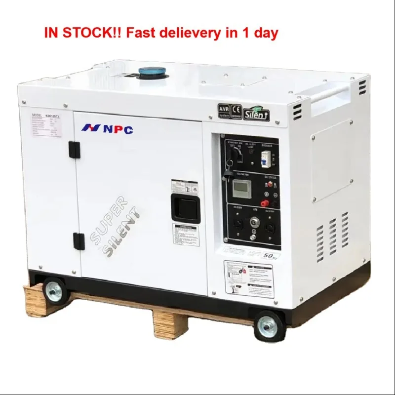 NPC Wholesale Silent Type 6Kw 7Kw 8Kw 10Kw 12Kw 12Kva Electric Diesel Generators For Home Use Generator10kw Standby Generator
NPC Wholesale Silent Type 6Kw 7Kw 8Kw 10Kw 12Kw 12Kva Electric Diesel Generators For Home Use Generator10kw Standby Generator