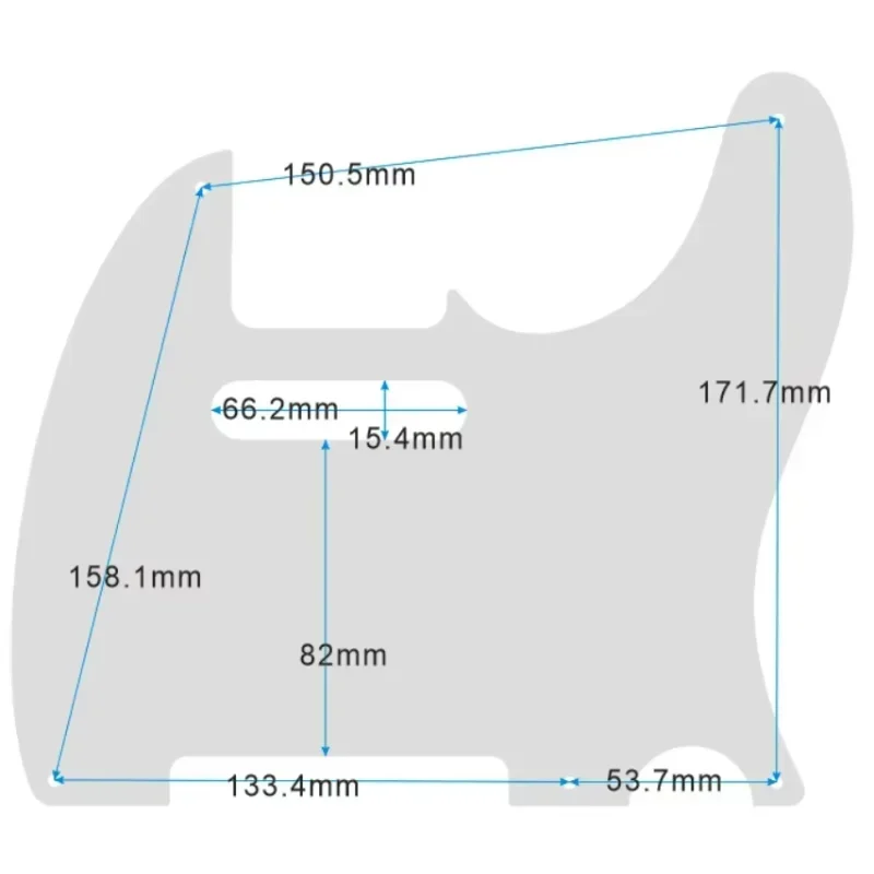 8-Hole Rose Gold Aluminum Guitar Pickguard - Anodized Style for USA/Mexico Made TL Guitar Scratch Plate
8-Hole Rose Gold Aluminum Guitar Pickguard - Anodized Style for USA/Mexico Made TL Guitar Scratch Plate