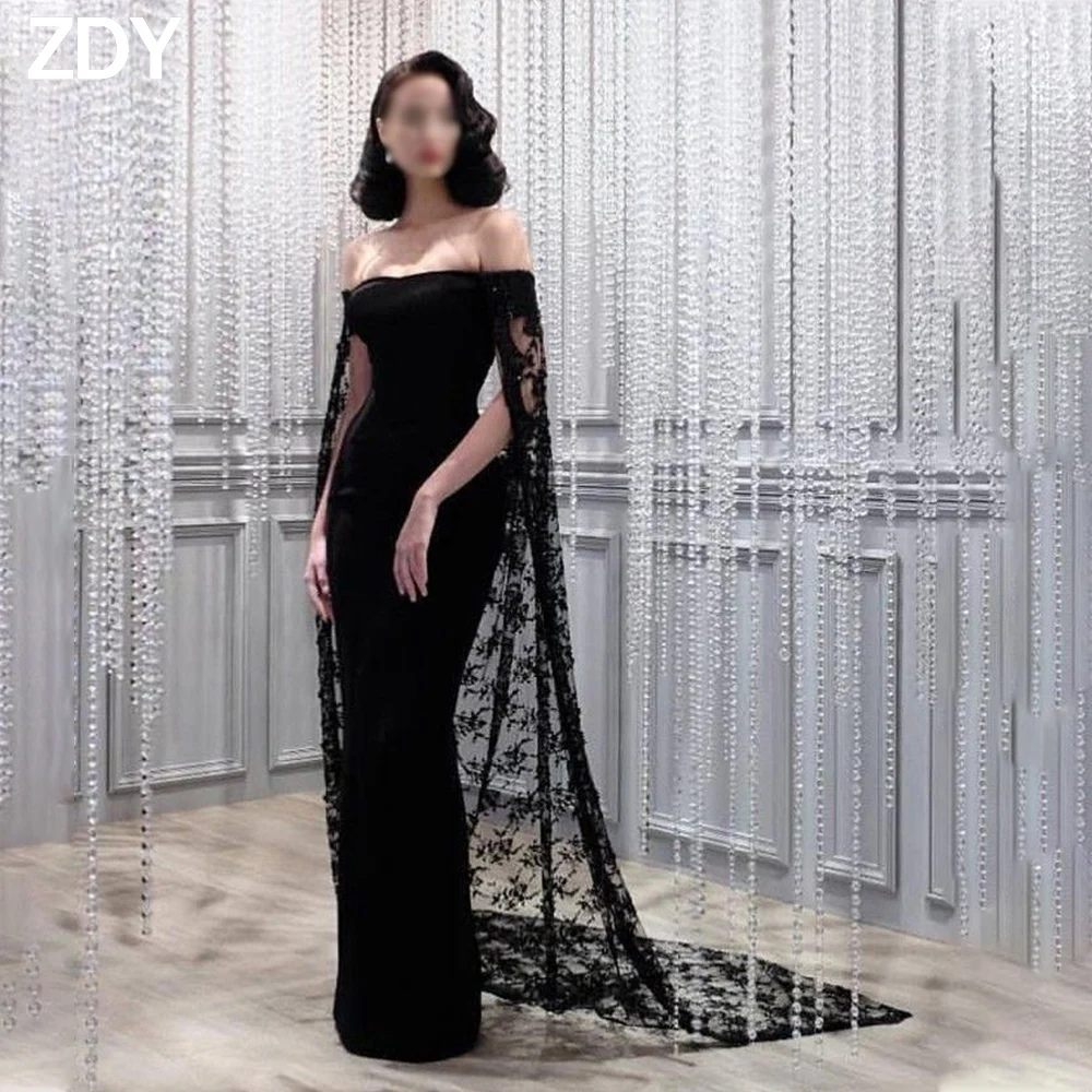 Customized Elegant Long Black Evening Dresses for Special Occasions Off the Shoulder Floor-Length Women Gala Party Dress 2025
Customized Elegant Long Black Evening Dresses for Special Occasions Off the Shoulder Floor-Length Women Gala Party Dress 2025