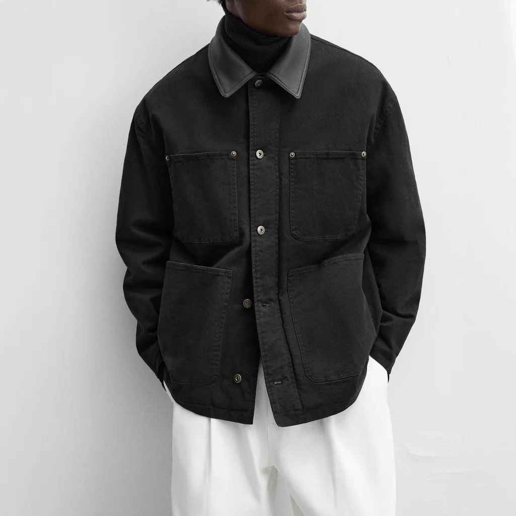 2025 men's retro contrasting washed slim fit popular cotton jacket with Parker coat
2025 men's retro contrasting washed slim fit popular cotton jacket with Parker coat