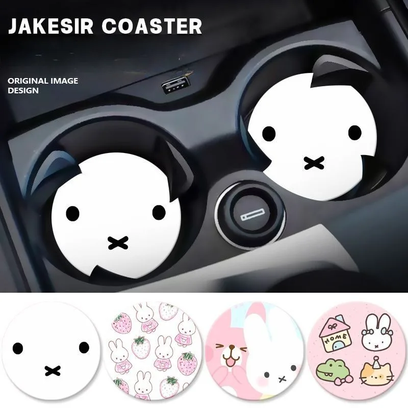 Cute Cartoon Miffy Creative Pattern Car Interior Fashion Decorative Storage Slot Heat-Resistant Anti-Slip Coaster Gift
Cute Cartoon Miffy Creative Pattern Car Interior Fashion Decorative Storage Slot Heat-Resistant Anti-Slip Coaster Gift