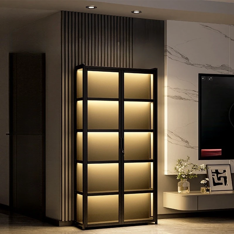 Household living room red wine display cabinet floor locker with lock wine cabinet integrated cabinet against the wall
Household living room red wine display cabinet floor locker with lock wine cabinet integrated cabinet against the wall