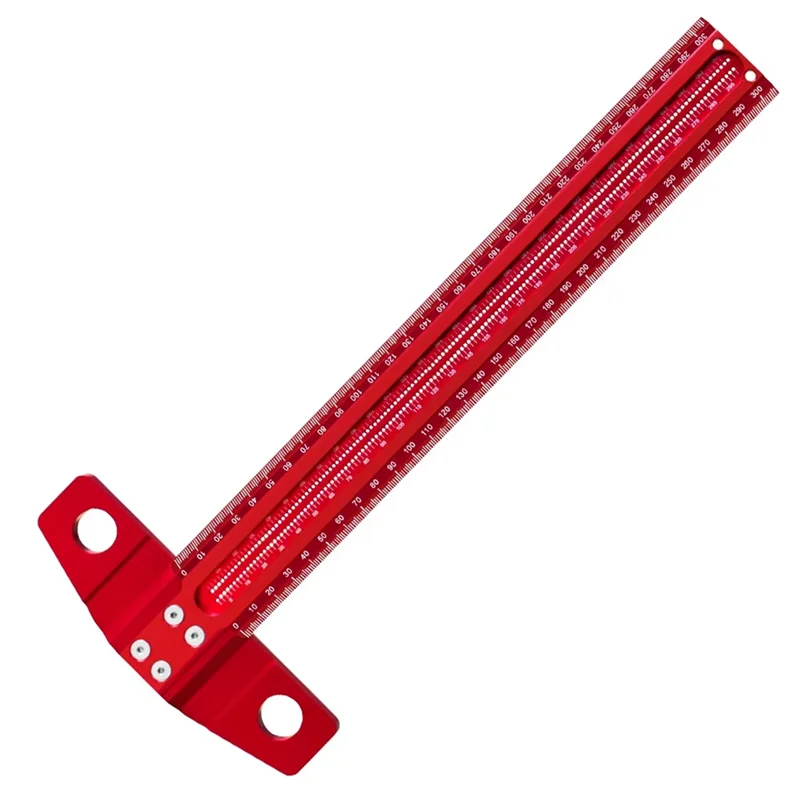 ABKY-Aluminum Alloy Precision Marking T-Ruler Woodworking Scribe Ruler Marking Tools Deluxe Crossed-Out Scribing Measuring
ABKY-Aluminum Alloy Precision Marking T-Ruler Woodworking Scribe Ruler Marking Tools Deluxe Crossed-Out Scribing Measuring