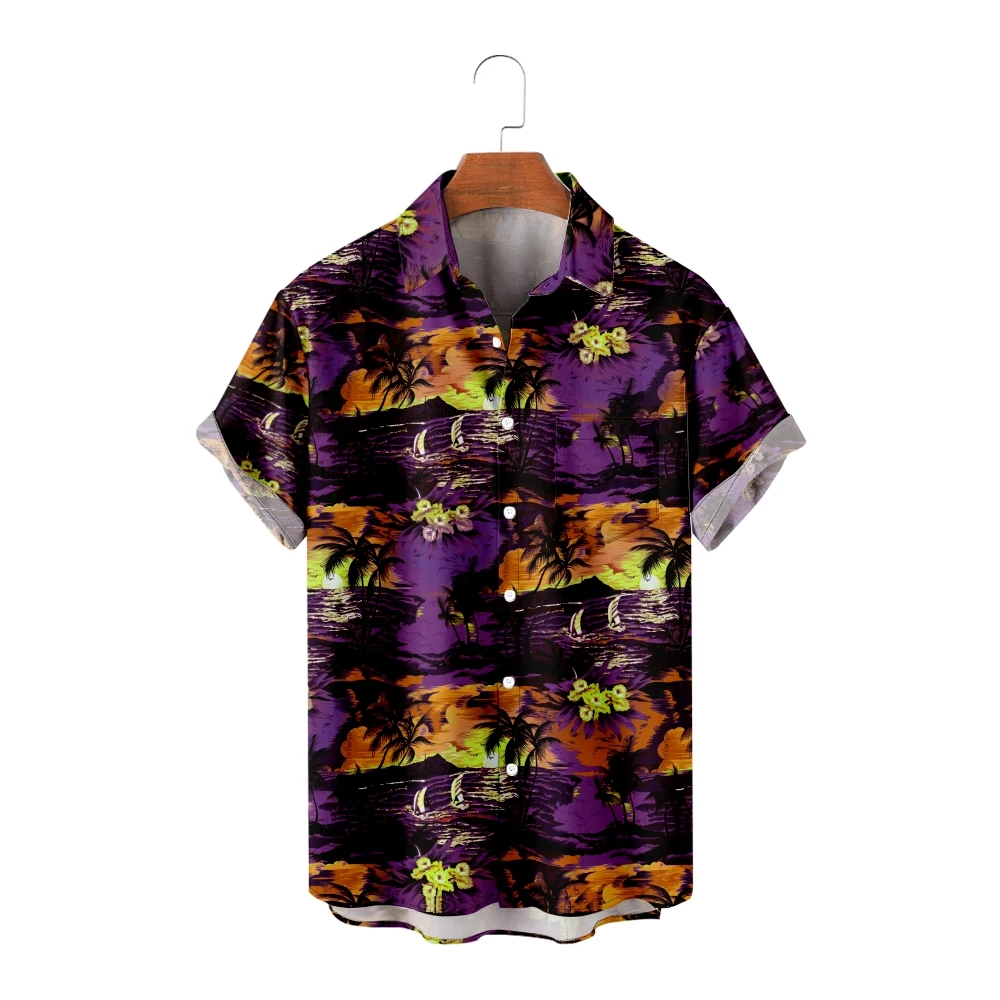 Hawaiian Shirts for Men Beach Sunset Print Short Sleeve Purple Shirts Cool Summer Tops Vintage Breathable
Hawaiian Shirts for Men Beach Sunset Print Short Sleeve Purple Shirts Cool Summer Tops Vintage Breathable