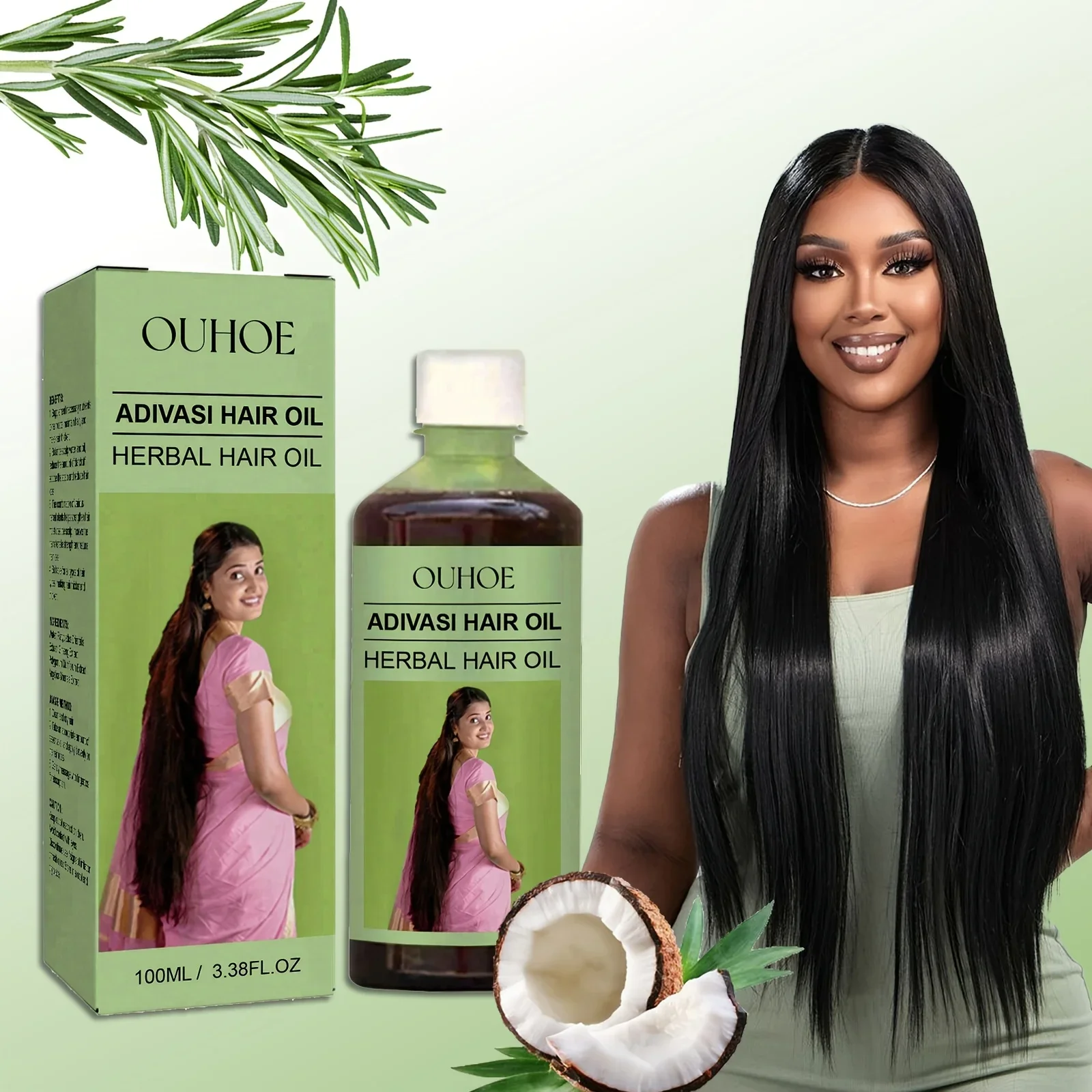 HERBAL HAIR OIL Rosemary Oil Hair Moisturizes Scalp Long-lasting Softness Nourishment Repair Damaged Hair Fast Repair Thicken
HERBAL HAIR OIL Rosemary Oil Hair Moisturizes Scalp Long-lasting Softness Nourishment Repair Damaged Hair Fast Repair Thicken