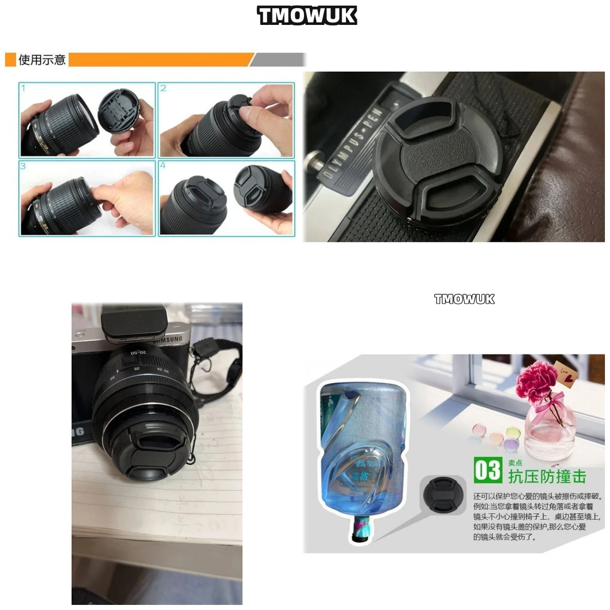 For FUJIFILM X-M5 X-T3 X-Pro4 X-A5 X-H1 X-E5 X-T70 X-T4 X-T100 X-T30 Mark II Camera Lens Cap Protective Cover Center Pinch Snap-
For FUJIFILM X-M5 X-T3 X-Pro4 X-A5 X-H1 X-E5 X-T70 X-T4 X-T100 X-T30 Mark II Camera Lens Cap Protective Cover Center Pinch Snap-