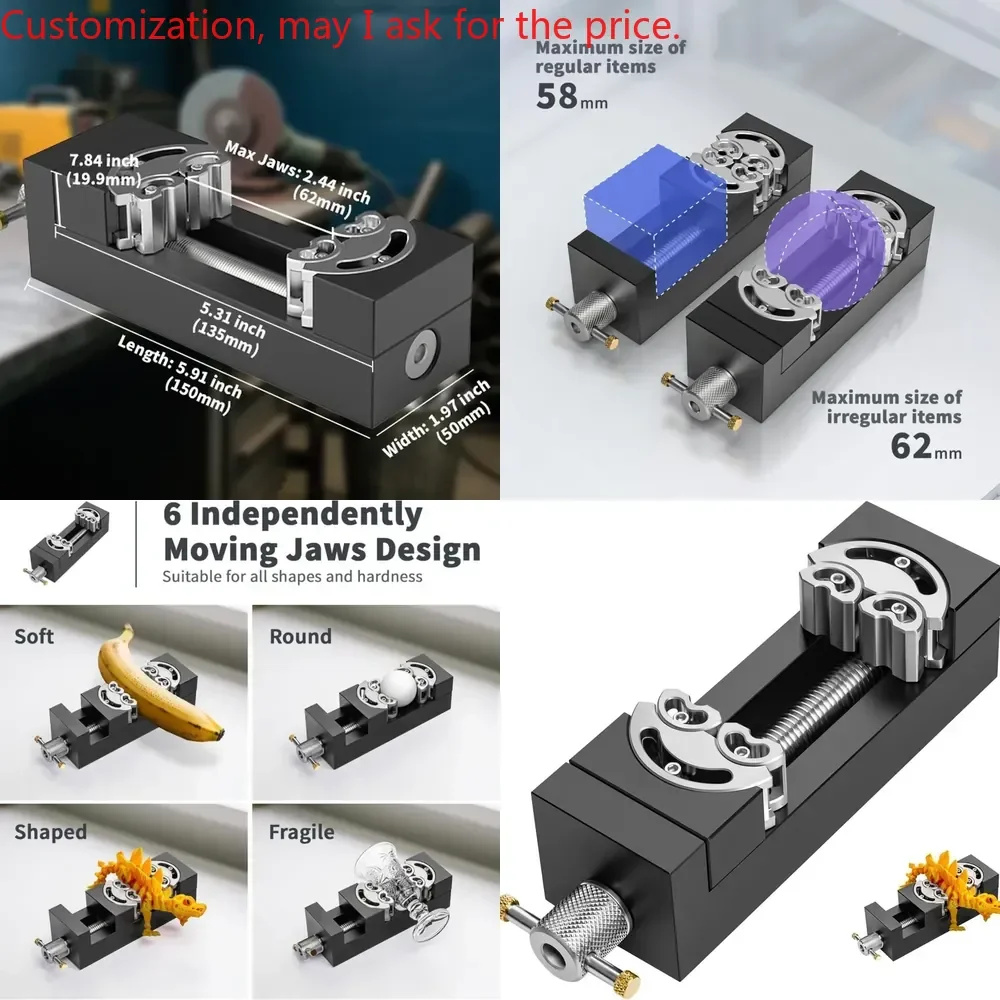 Hot saleMini Vise Clamp, Smart Fractal Vise Press Clamp, Heavy Self-Adjusting Aviation Grade
Hot saleMini Vise Clamp, Smart Fractal Vise Press Clamp, Heavy Self-Adjusting Aviation Grade