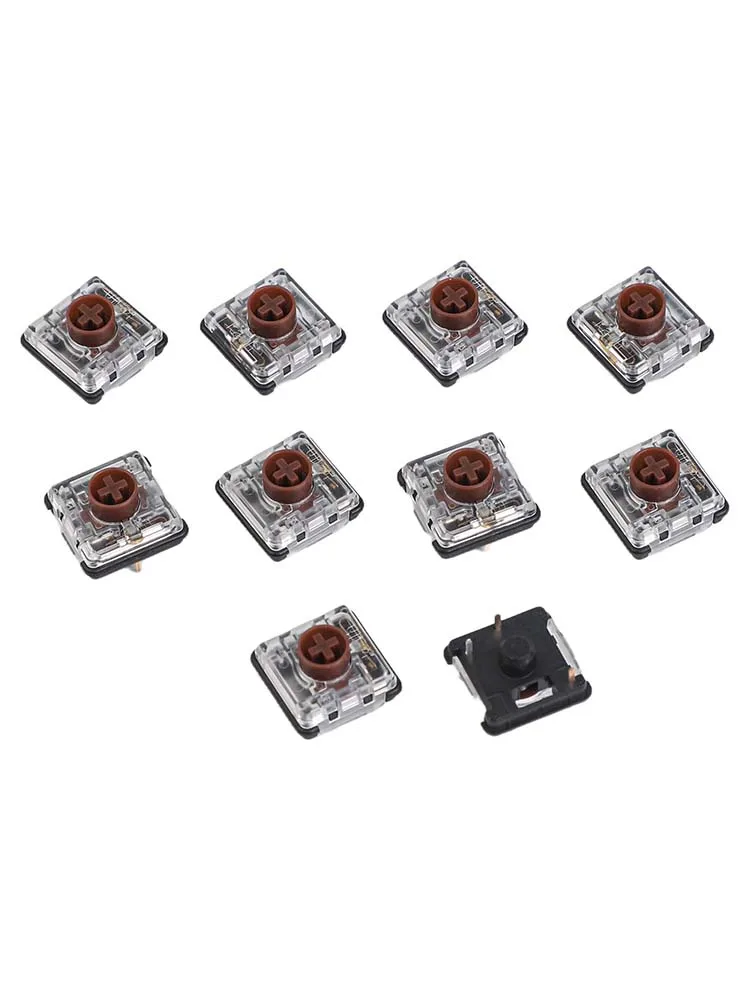 10 Pack Low Profile Linear Tactile Switches For Mechanical Keyboards Silent 50g Force Red Brown Blue
10 Pack Low Profile Linear Tactile Switches For Mechanical Keyboards Silent 50g Force Red Brown Blue
