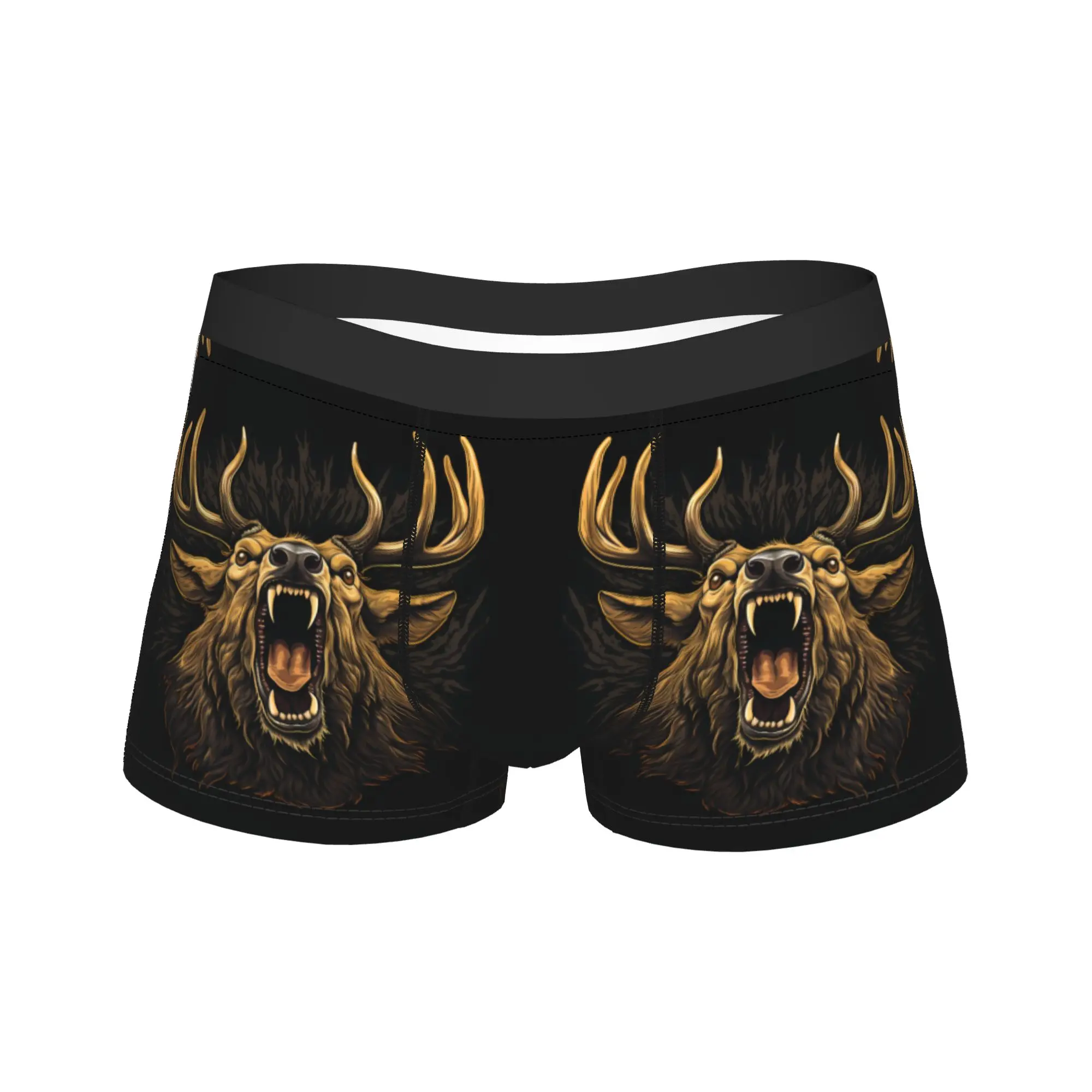Мужские трусы-боксеры Elk Big Mouth Holy Stronger: дышащие, на заказ, большие размеры, хит продаж
Мужские трусы-боксеры Elk Big Mouth Holy Stronger: дышащие, на заказ, большие размеры, хит продаж