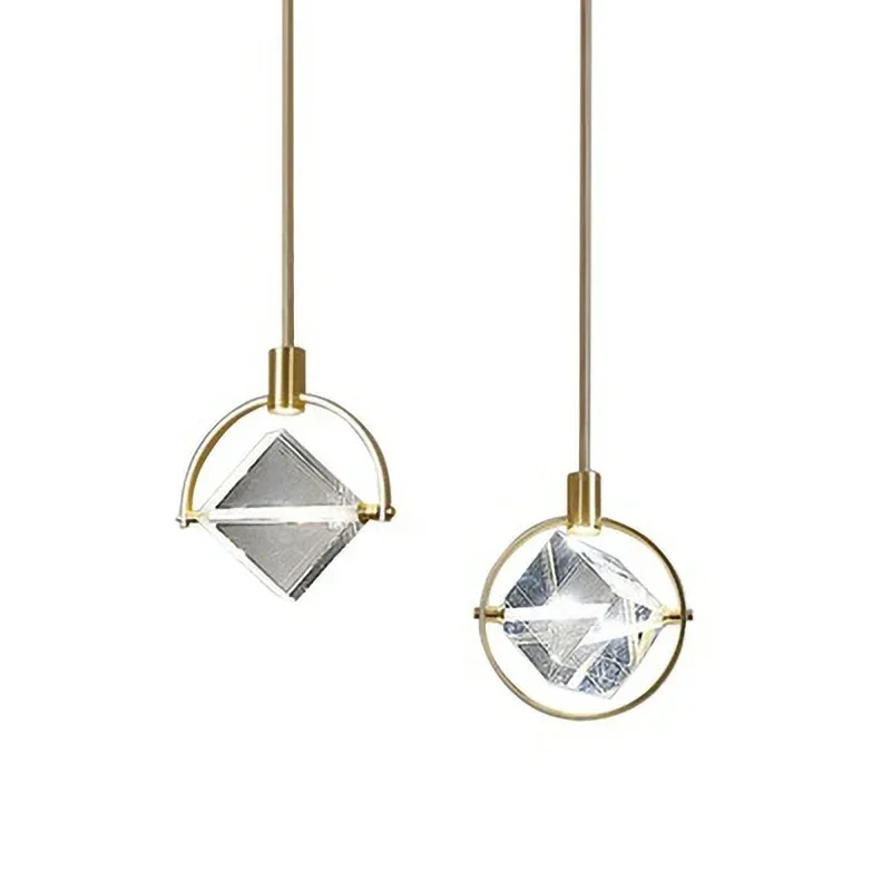 Modern led pendant lights Diamond lampshade pendant lamp Restaurant living room decoration Crystal hanging lamp light fixture
Modern led pendant lights Diamond lampshade pendant lamp Restaurant living room decoration Crystal hanging lamp light fixture