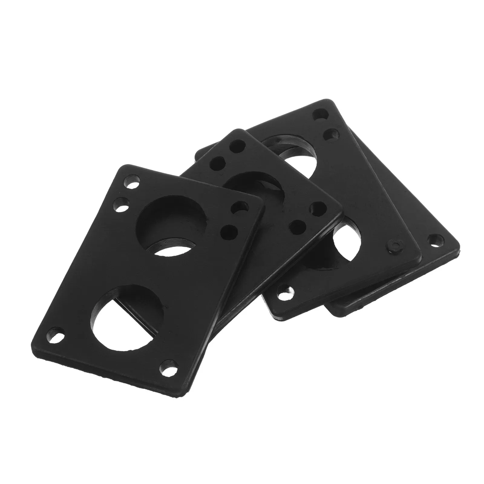 4Pcs Skateboard Shock Pads Black Rubber Riser Pads Impact Absorption Anti Vibration Risers Wheel Bite Prevention Noise Reduction
4Pcs Skateboard Shock Pads Black Rubber Riser Pads Impact Absorption Anti Vibration Risers Wheel Bite Prevention Noise Reduction