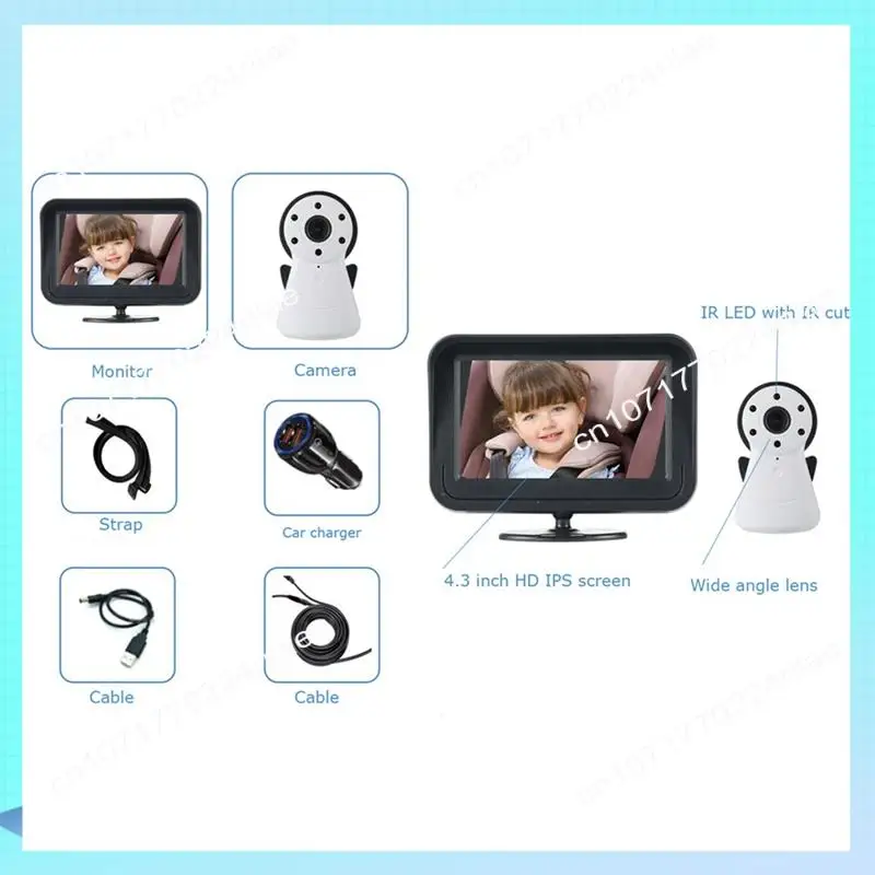 A17Z Audio Talk 4.3 Inch Car Baby Monitor With Night Vision Security Camera And Temperature Monitoring
A17Z Audio Talk 4.3 Inch Car Baby Monitor With Night Vision Security Camera And Temperature Monitoring