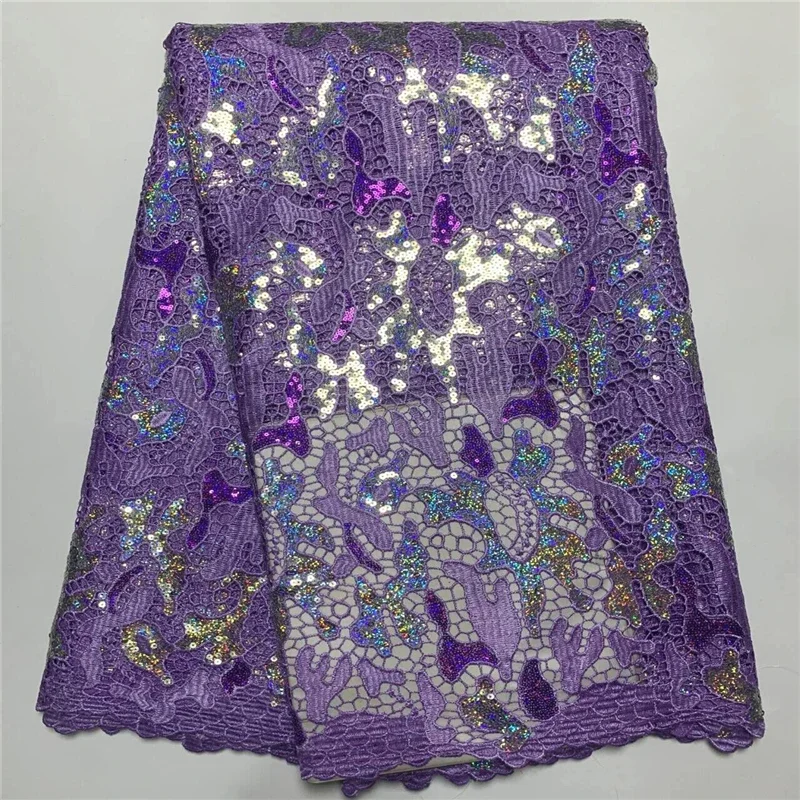 5 Yard Hot Selling French Lace With Sequins African Tulle Cord Guipure Lace Net Embroidered Fabric For Wedding Party PSJF112404
5 Yard Hot Selling French Lace With Sequins African Tulle Cord Guipure Lace Net Embroidered Fabric For Wedding Party PSJF112404