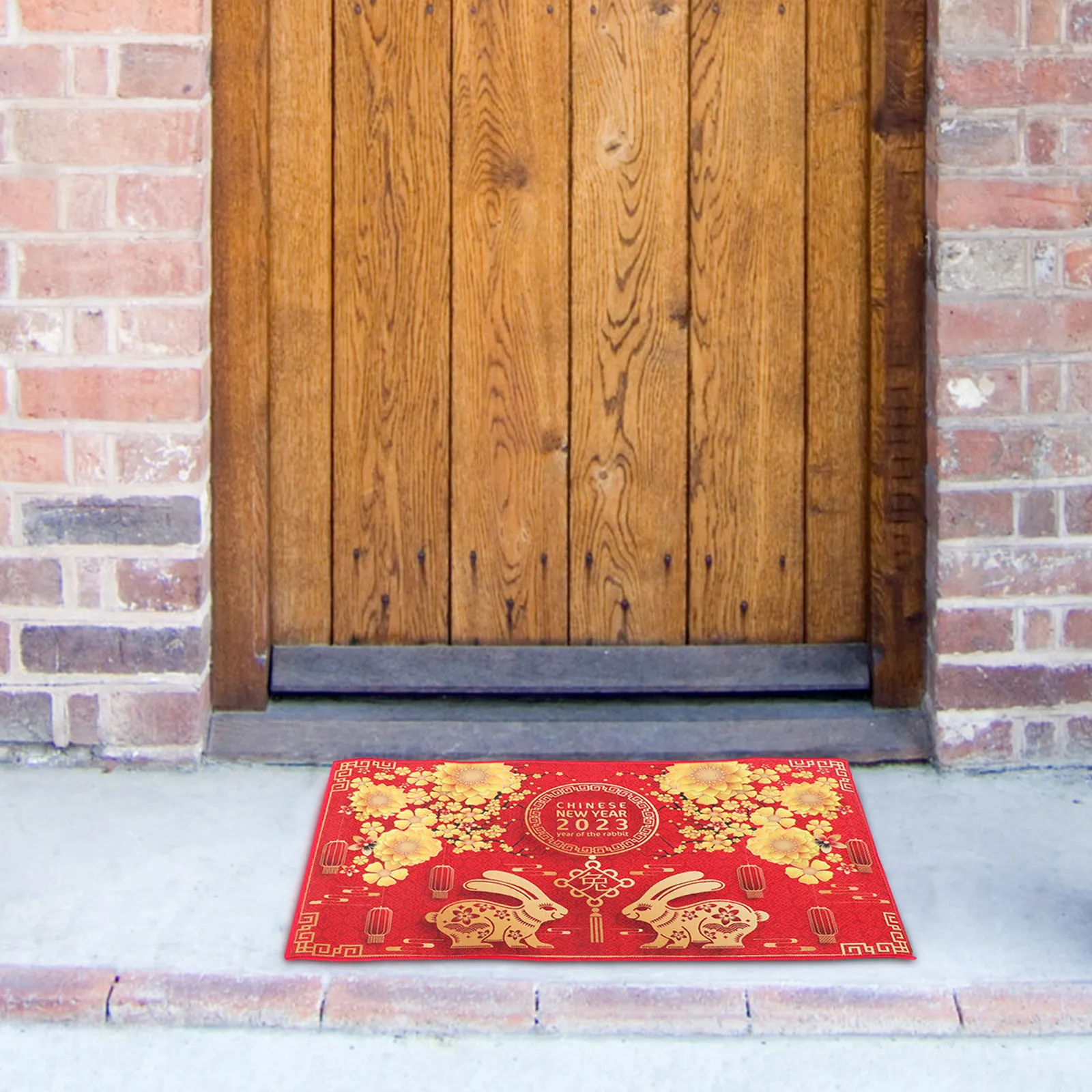 New Year Mat Bunny Rug Polyester Non Entryway Rug Skid Bathroom Kitchen Bedroom Home Hotel Rabbit Pattern Door Mat
New Year Mat Bunny Rug Polyester Non Entryway Rug Skid Bathroom Kitchen Bedroom Home Hotel Rabbit Pattern Door Mat