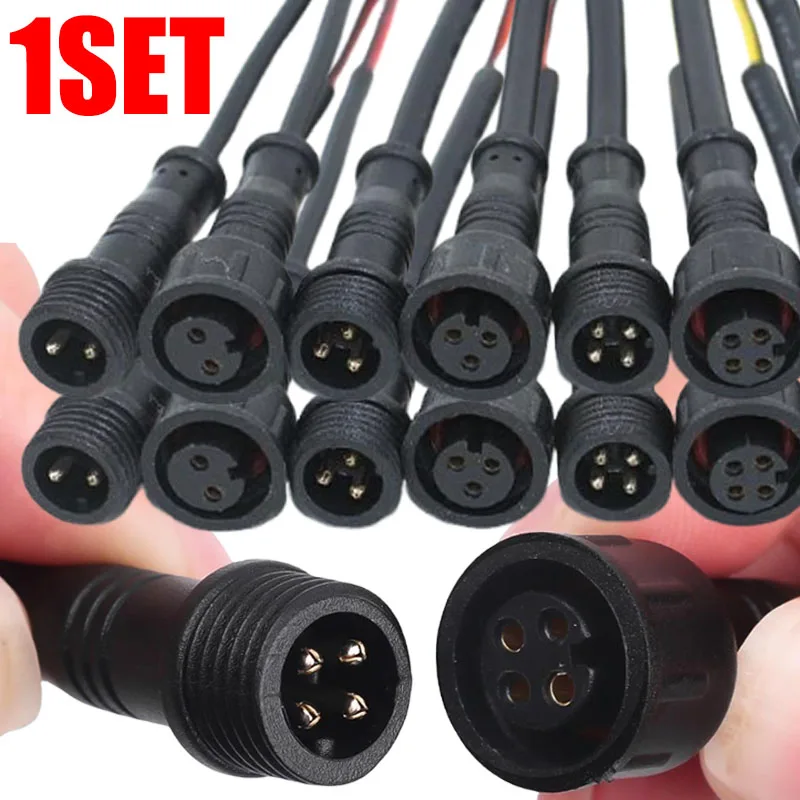2/4 Pin Male Female Plug with PVC Wire M12 IP67 Waterproof Connector Cable for Car LED Light Motorcycle Modification Accessories
2/4 Pin Male Female Plug with PVC Wire M12 IP67 Waterproof Connector Cable for Car LED Light Motorcycle Modification Accessories