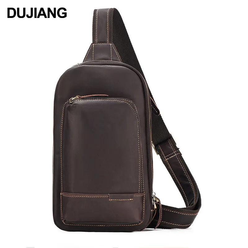 Cross-border new Crazy Horse leather men's chest bag outdoor travel large-capacity messenger bag retro simple men's breast bag f
Cross-border new Crazy Horse leather men's chest bag outdoor travel large-capacity messenger bag retro simple men's breast bag f