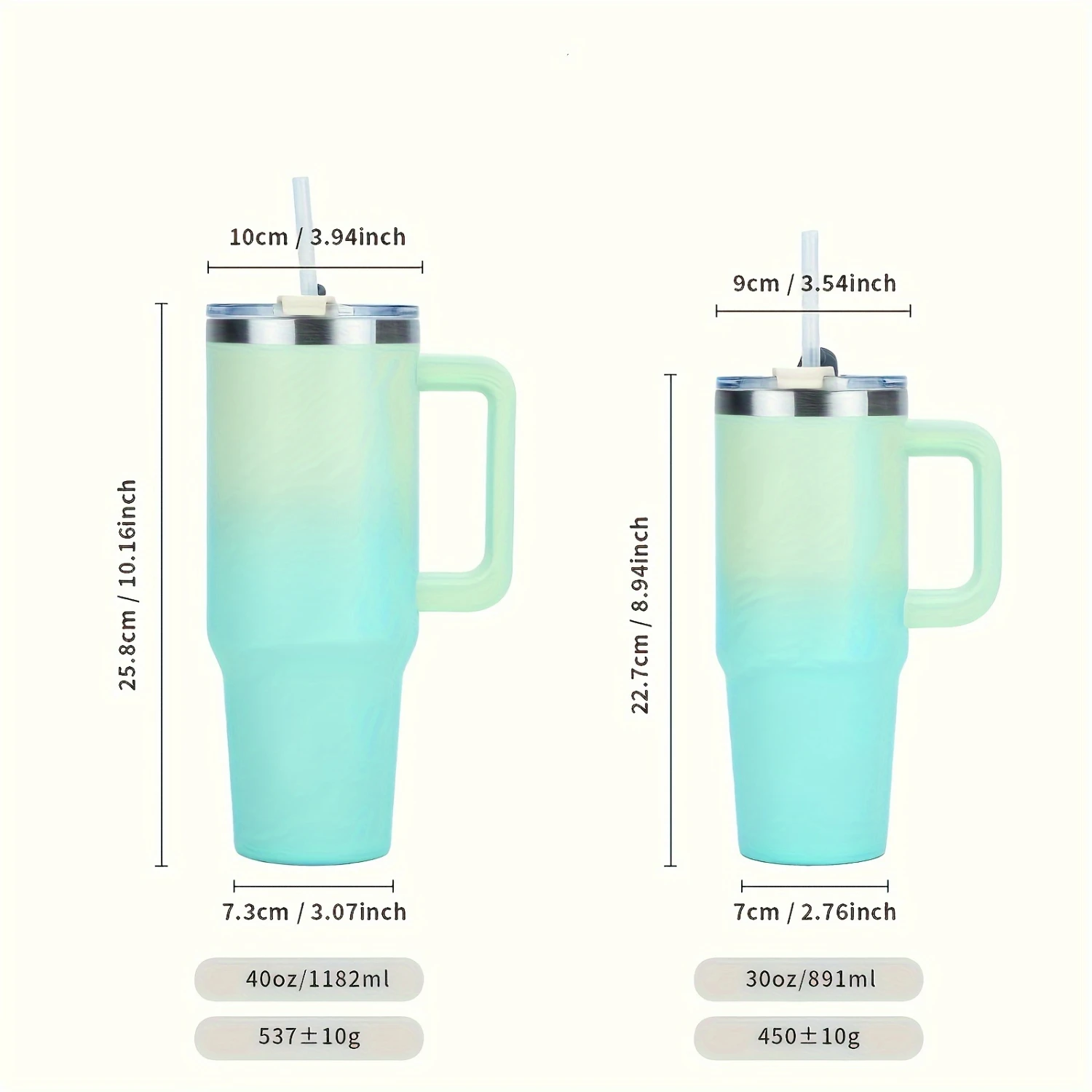 2pcs 40oz, stainless steel bucket with handle and straw, insulated and reusable sports water bottle, travel cup, coffee cup, men
2pcs 40oz, stainless steel bucket with handle and straw, insulated and reusable sports water bottle, travel cup, coffee cup, men