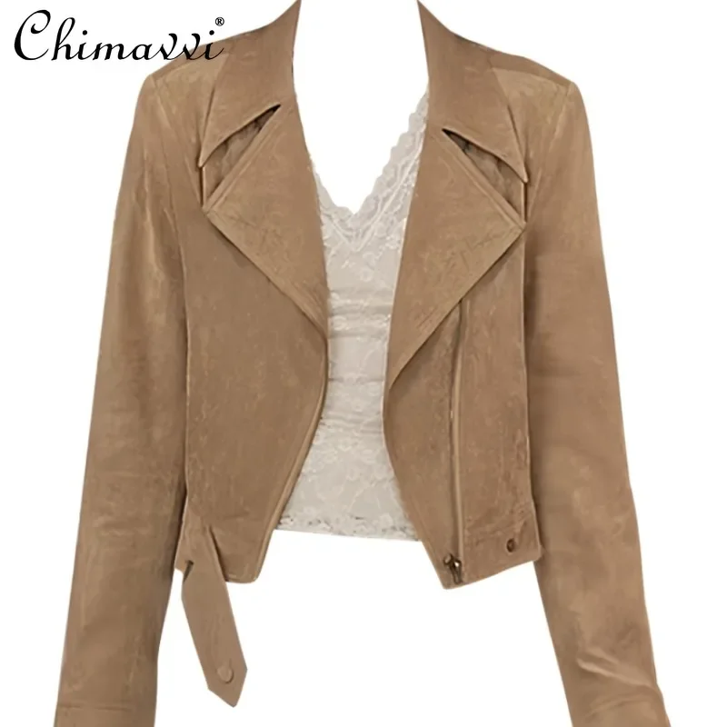 2024 New Autumn Versatile Design Short Locomotive American Retro Lapel Jacket Zipper Jacket For Women
2024 New Autumn Versatile Design Short Locomotive American Retro Lapel Jacket Zipper Jacket For Women