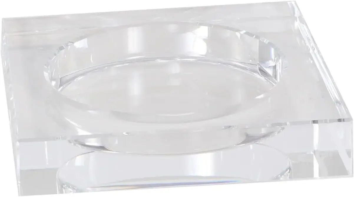 Clear K9 Crystal Candle Dish, Small 5.75" Square, Perfect for Tealights or Diffusers
Clear K9 Crystal Candle Dish, Small 5.75" Square, Perfect for Tealights or Diffusers