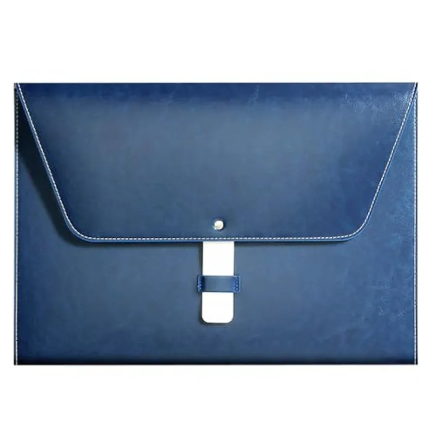 PU Leather A4 File Folder Large Document Holder Waterproof Envelope Folder Case with Handmade Closure
PU Leather A4 File Folder Large Document Holder Waterproof Envelope Folder Case with Handmade Closure