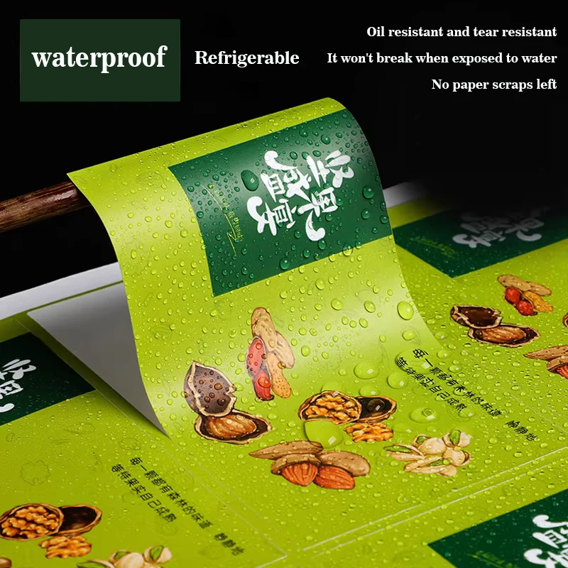 Tear off without leaving any debris Waterproof DIY Stickers Customized PVC Labels Logo QR Codes Sealing Food Trademarks Printing
Tear off without leaving any debris Waterproof DIY Stickers Customized PVC Labels Logo QR Codes Sealing Food Trademarks Printing