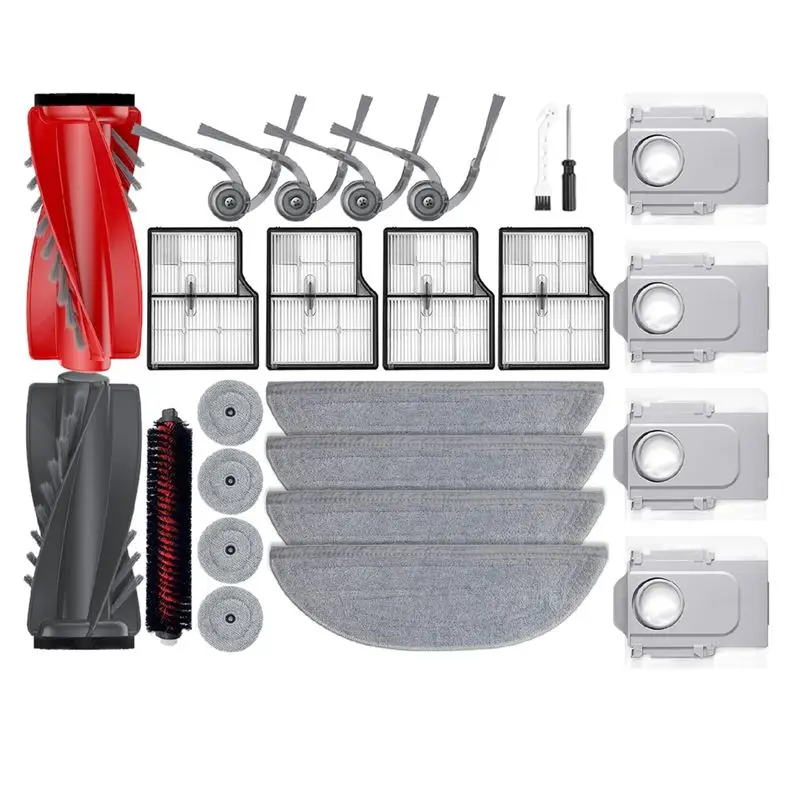 AA81-For Roborock Saros 10/G30 Robot Vacuum Cleaner Replacement Accessories- Main Brush, Side Brush, Dust Bag, Filter, Mop Pad
AA81-For Roborock Saros 10/G30 Robot Vacuum Cleaner Replacement Accessories- Main Brush, Side Brush, Dust Bag, Filter, Mop Pad