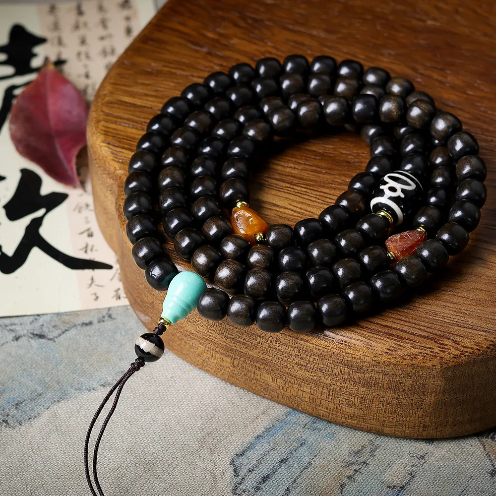 Hand-woven incense wood barrel beads universal pendant rope play beeswax dzi ethnic style necklace accessories
Hand-woven incense wood barrel beads universal pendant rope play beeswax dzi ethnic style necklace accessories