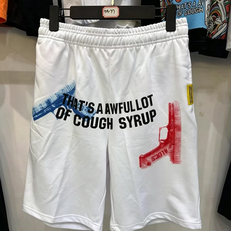Streetwear Men's THAT'S A AWFUL LOT OF COUGH SYRUP Shorts High-quality Patterns Loose Sports Casual Shorts
Streetwear Men's THAT'S A AWFUL LOT OF COUGH SYRUP Shorts High-quality Patterns Loose Sports Casual Shorts