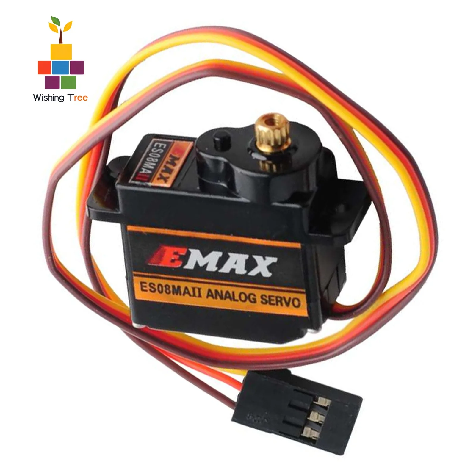 EMAX ES08MA II 12 г Мини-сервопривод с металлической шестерней 1,6-2,0 кг.см Крутящий момент 0,10 с/60 ° Высокая скорость для радиоуправляемых автомобилей/лодок/дронов (опции 1/2/4 шт.) 
EMAX ES08MA II 12 г Мини-сервопривод с металлической шестерней 1,6-2,0 кг.см Крутящий момент 0,10 с/60 ° Высокая скорость для радиоуправляемых автомобилей/лодок/дронов (опции 1/2/4 шт.)