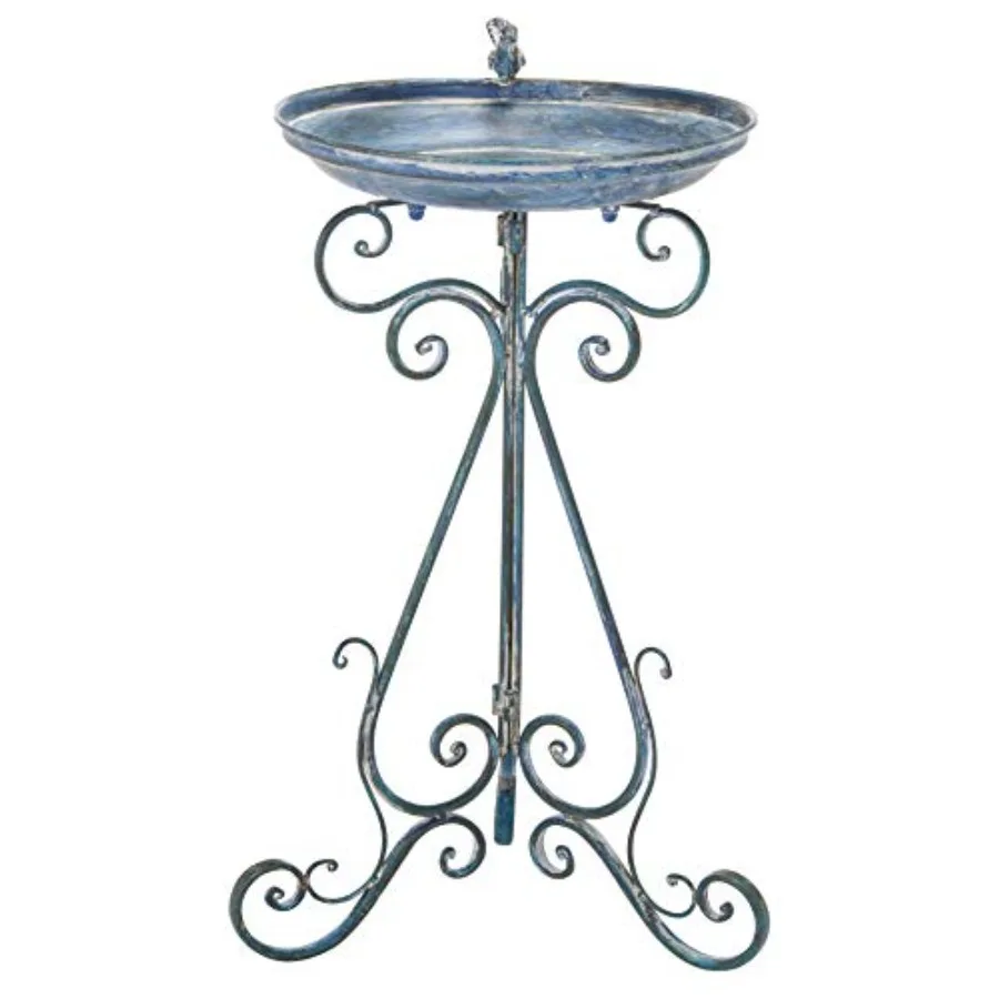 SAFAVIEH Outdoor Collection Ashlan Antique Blue Victorian Scroll Iron Garden Patio Backyard Charming Bird Bath
SAFAVIEH Outdoor Collection Ashlan Antique Blue Victorian Scroll Iron Garden Patio Backyard Charming Bird Bath