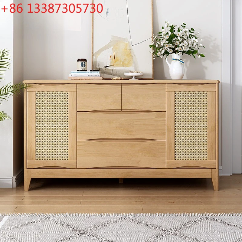 Solid wood storage cabinet Living room simple modern rattan chest bedroom dining room locker
Solid wood storage cabinet Living room simple modern rattan chest bedroom dining room locker
