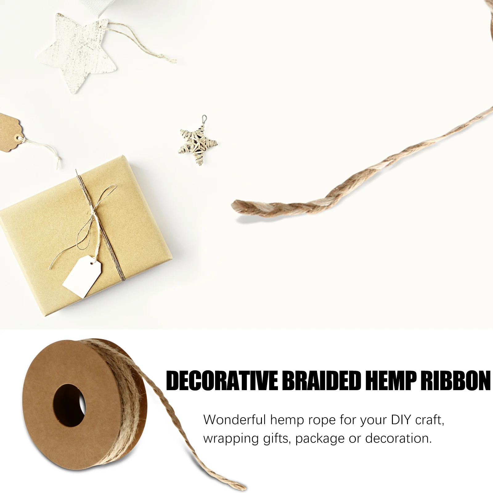 Decorative Ribbon Braided Hemp Trim Natural Fiber DIY Craft Wedding Gift Wrap Rural Home Gardening Accessories
Decorative Ribbon Braided Hemp Trim Natural Fiber DIY Craft Wedding Gift Wrap Rural Home Gardening Accessories