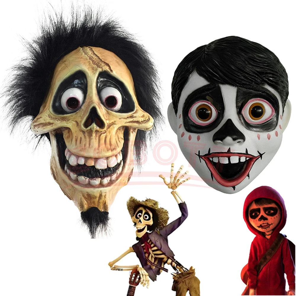 Anime Hector And Miguel Cosplay Mask Anime Skeleton Latex Headgear Halloween Carnival Party Roleplay Mask For Men Boys
Anime Hector And Miguel Cosplay Mask Anime Skeleton Latex Headgear Halloween Carnival Party Roleplay Mask For Men Boys