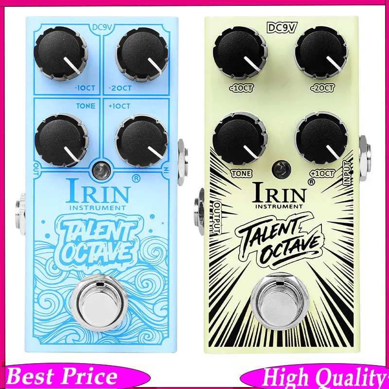 IRIN RF-19 TALENT OCTAVE Guitar Effects Pedal – Polyphonic Triple Octave Harmonizer Create 3 Separate Voices Guitar Pedal
IRIN RF-19 TALENT OCTAVE Guitar Effects Pedal – Polyphonic Triple Octave Harmonizer Create 3 Separate Voices Guitar Pedal