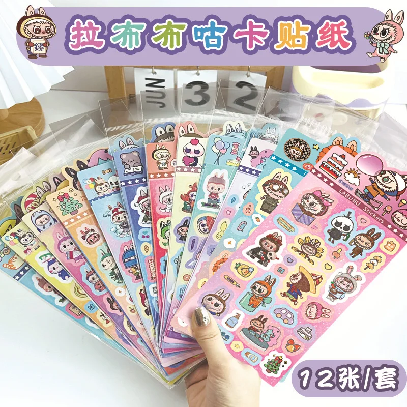5set New Cartoon Labubu Stickers Kawaii Doll Sticker Kid Toy Gift DIY Notebook Suitcase Phone Laptop Graffiti Decals
5set New Cartoon Labubu Stickers Kawaii Doll Sticker Kid Toy Gift DIY Notebook Suitcase Phone Laptop Graffiti Decals