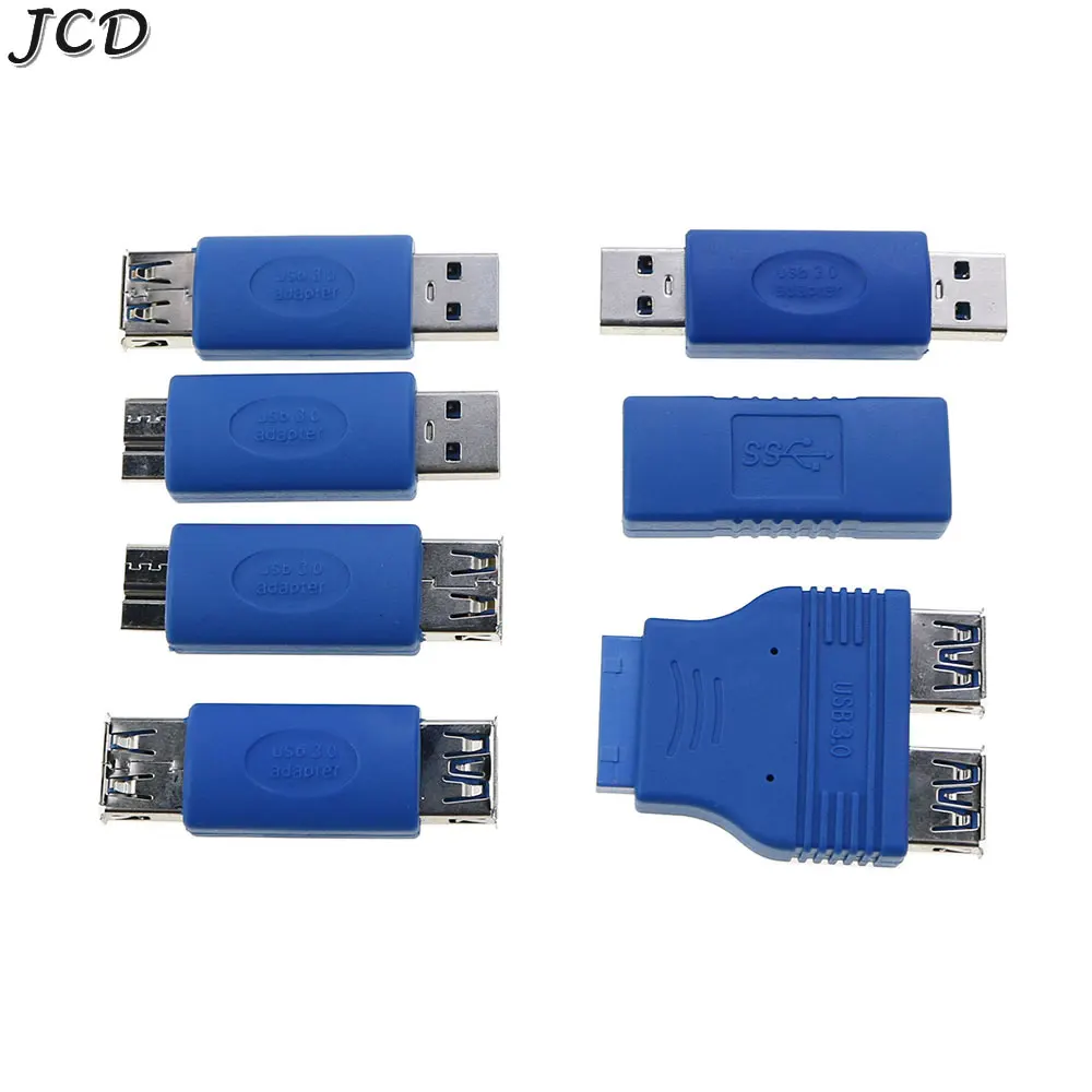 JCD USB 3.0 to Micro 3.0 Adapter PC Laptop Connector Type A Female To Female Male to Male Gender Changer Extender Converter
JCD USB 3.0 to Micro 3.0 Adapter PC Laptop Connector Type A Female To Female Male to Male Gender Changer Extender Converter