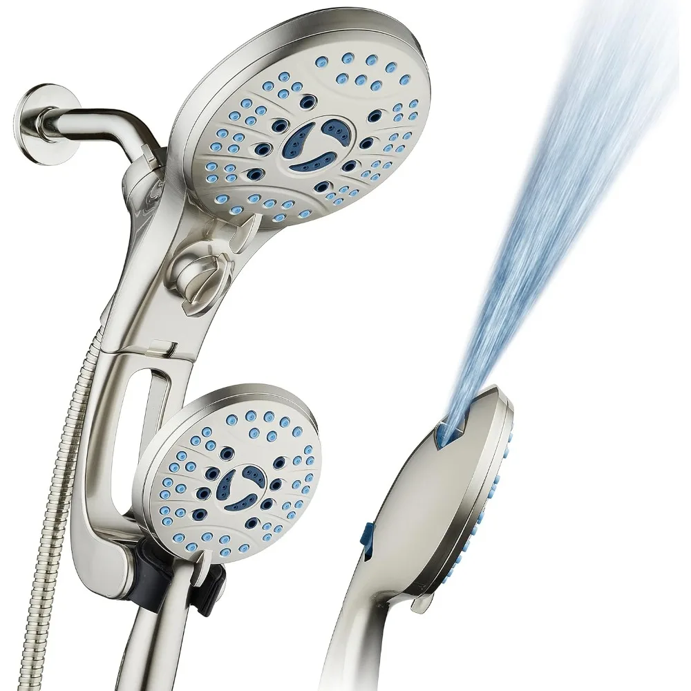 AquaCare As-Seen-On-TV High Pressure Handheld/Rain 50-mode 3-way Shower Head Combo with Adjustable Arm Showers Faucets
AquaCare As-Seen-On-TV High Pressure Handheld/Rain 50-mode 3-way Shower Head Combo with Adjustable Arm Showers Faucets