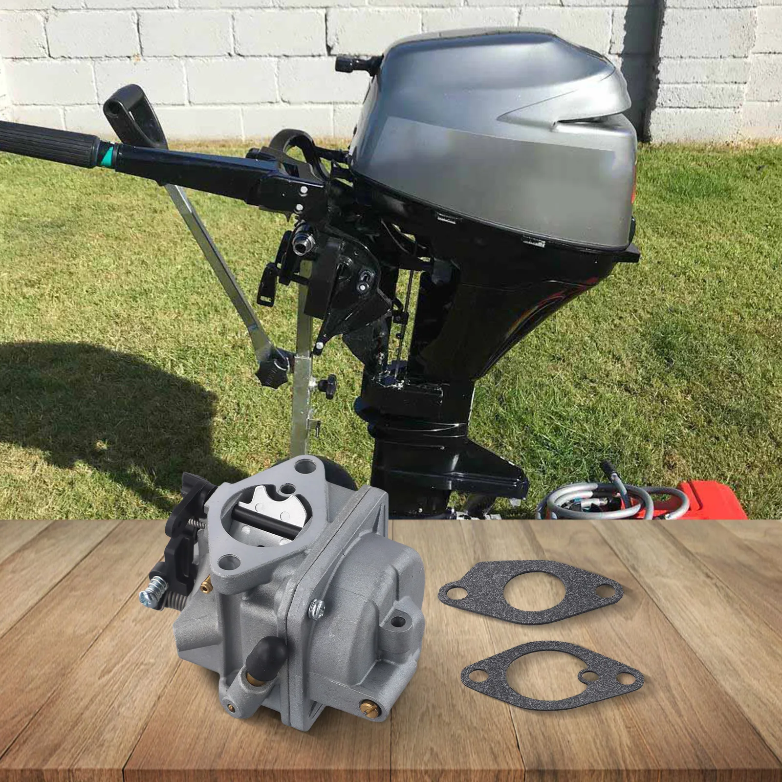 1set Boat Motor Carburetor Replacement 3R1-03200 For 3.5HP 4HP 5HP 6HP Outboard Engines Power Tool Accessories
1set Boat Motor Carburetor Replacement 3R1-03200 For 3.5HP 4HP 5HP 6HP Outboard Engines Power Tool Accessories