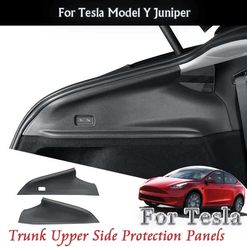 Для Tesla Model Y Juniper 2025, верхняя боковая защитная панель багажника автомобиля, защита от ударов, комплект аксессуаров для украшения
Для Tesla Model Y Juniper 2025, верхняя боковая защитная панель багажника автомобиля, защита от ударов, комплект аксессуаров для украшения