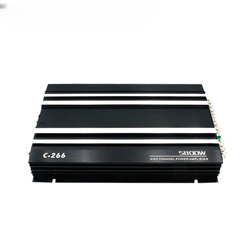 【specialized】Four-channel Car Power Amplifier C-266 Audio Modified 4 * 60W Four-way Car Power Amplifier
【specialized】Four-channel Car Power Amplifier C-266 Audio Modified 4 * 60W Four-way Car Power Amplifier